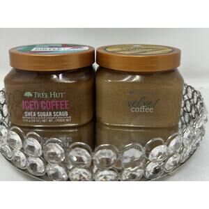 HTF Tree Hut Combo~Ice Coffee & Velvet Coffee ☕️Shea Sugar Scrubs -18 Oz Each